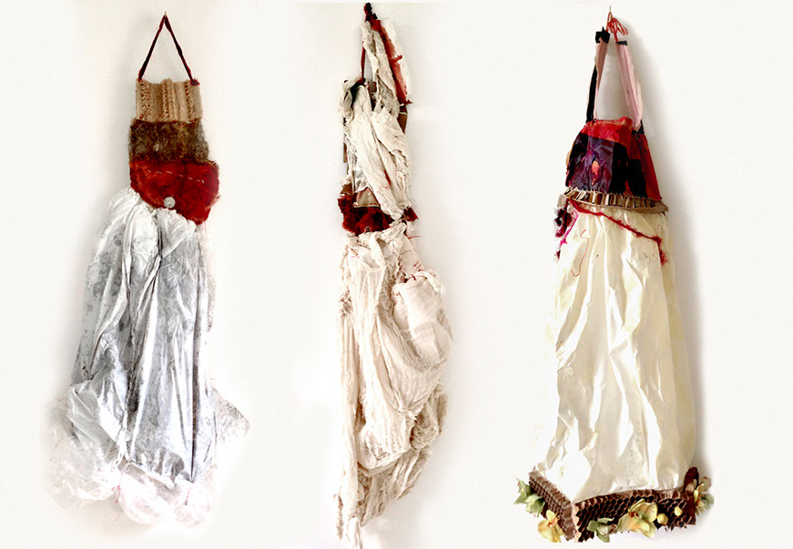 ruth dupre, ceramic, galss and foud wood, arthouse1 exhibition