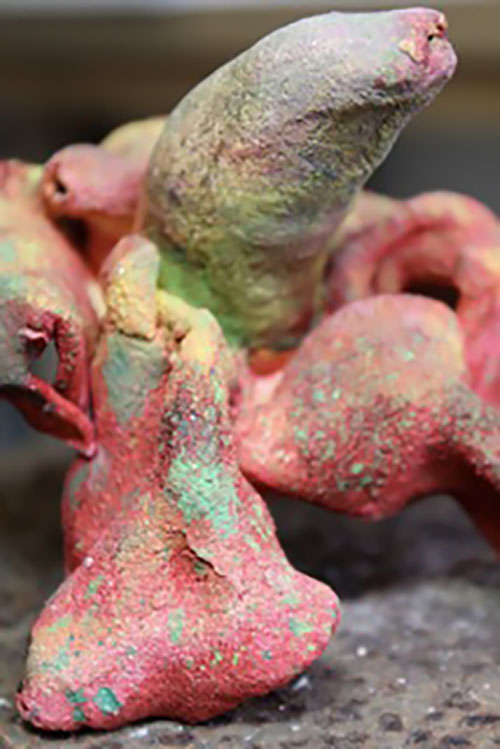 Ruth Dupre, ceramic, glass, painted wood, arthouse1 exhibition